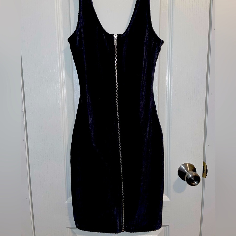 Beautiful velvet black dress